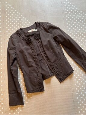 J. Crew Brown Twill Jacket